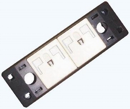 2 L-shaped safety receptacle set (2P+E)