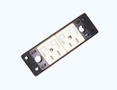 2 Standard U.S.A + L-shaped safety receptacle set (2p+E)